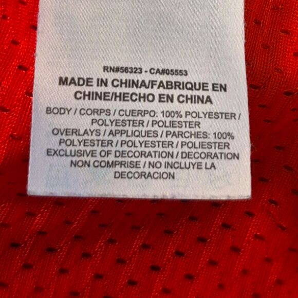 Nike Mesh Women's Tank Top Athletic Light Crimson/White Sz L - Picture 8 of 8